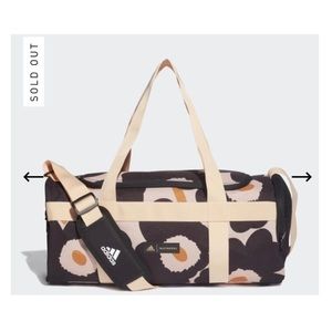Marimekko x adidas unikko allover-print duffel bag NWT